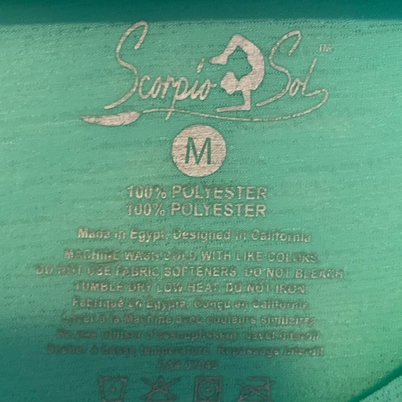 Turquoise athletic t-shirt - Picture 3 of 3